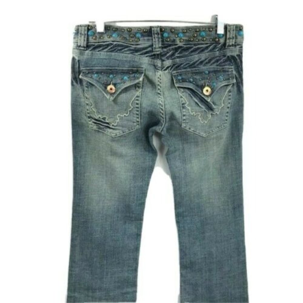 Anama Juniors Blue Jeans with Stud Accents
